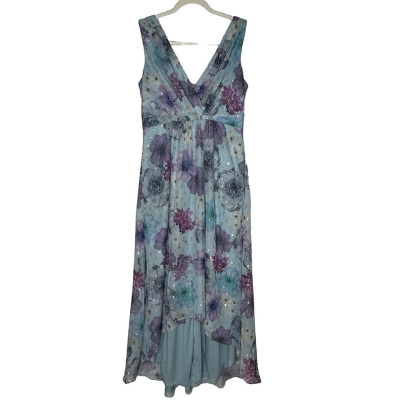 Jessica Howard Petites Floral Maxi Fit & Flare Dress - Picture 4 of 15